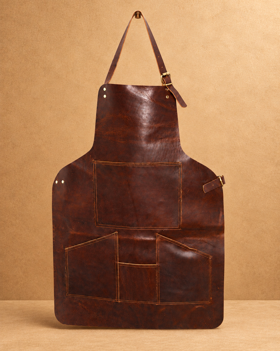 Leather Work Apron - front view