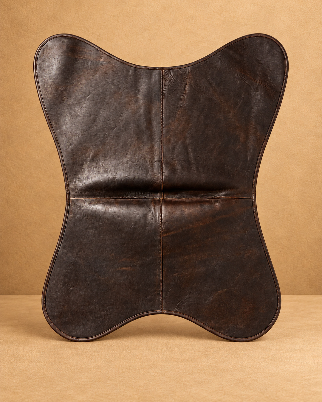 Leather Butterfly Chair Cover - front view
