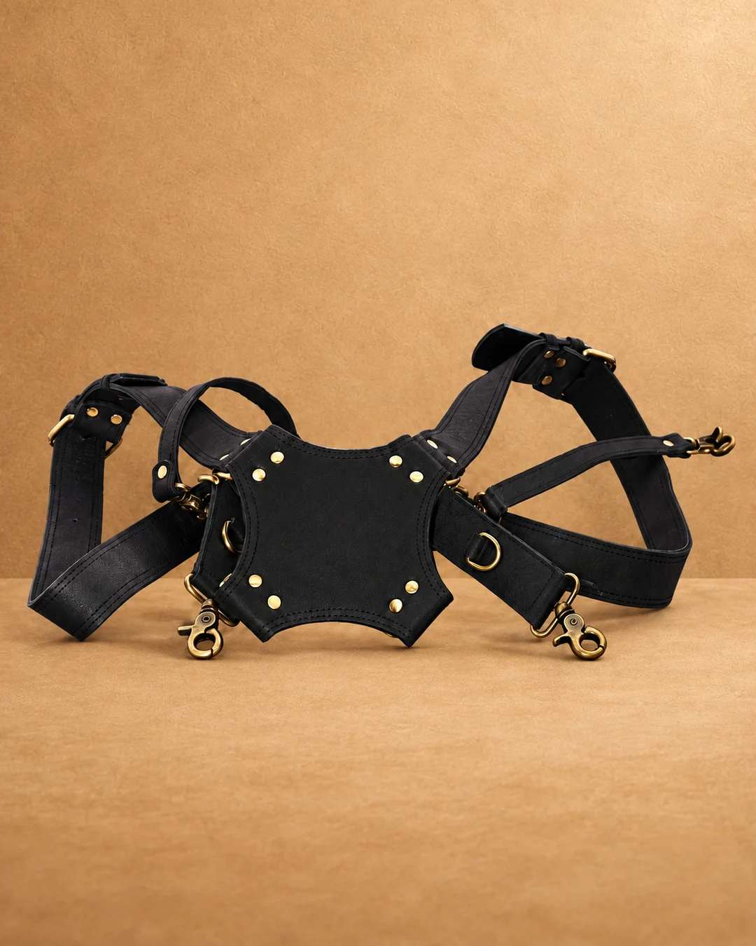 Leather Camera Harness - front view