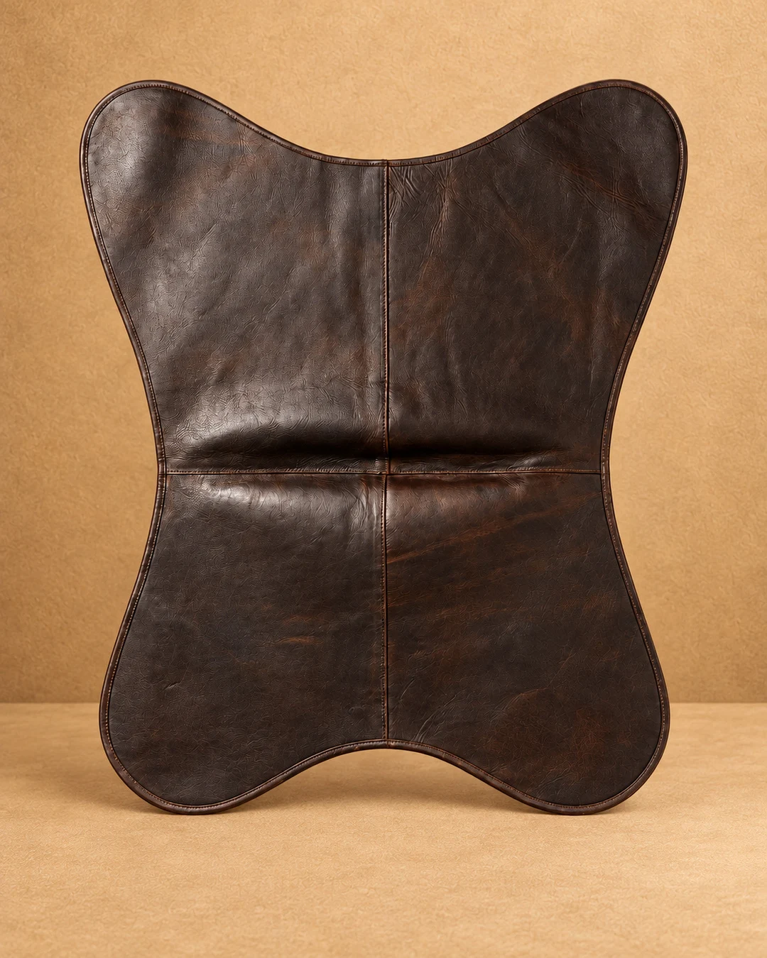 Leather Butterfly Chair Cover - front view