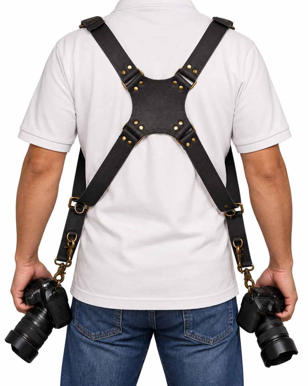 Leather Camera Harness - gallery image 2